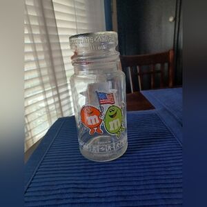 Vintage Olympic M&M Candy Jar 1980s